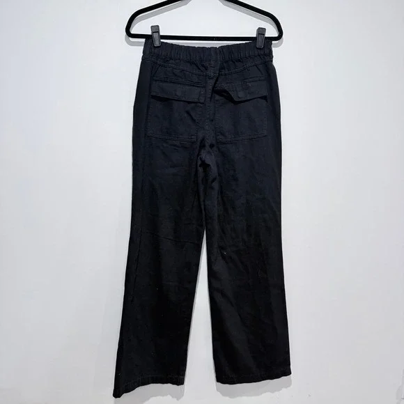 PTCL Black Cargo Pants Utility Pockets D-Ring‎ Detail Women's Size 28 NEW - Picture 6 of 8